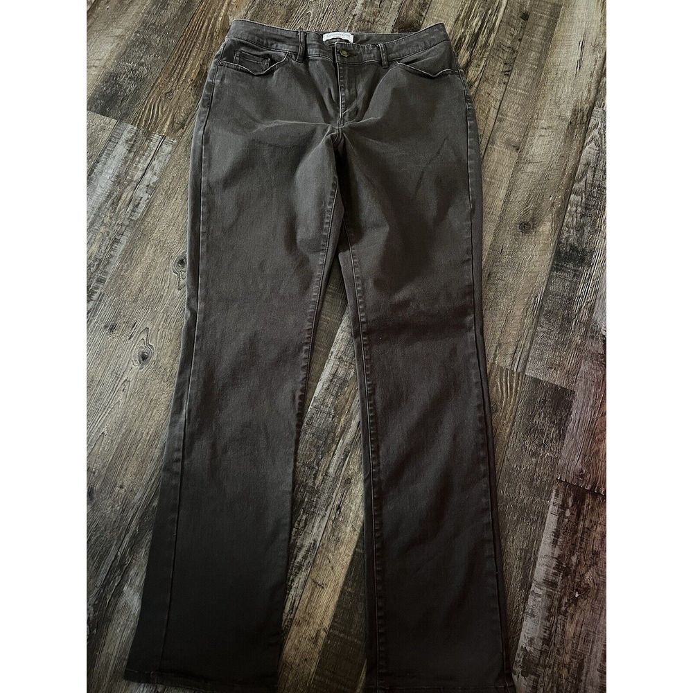 Coldwater Creek Brown Natural Fit Pants Size 10